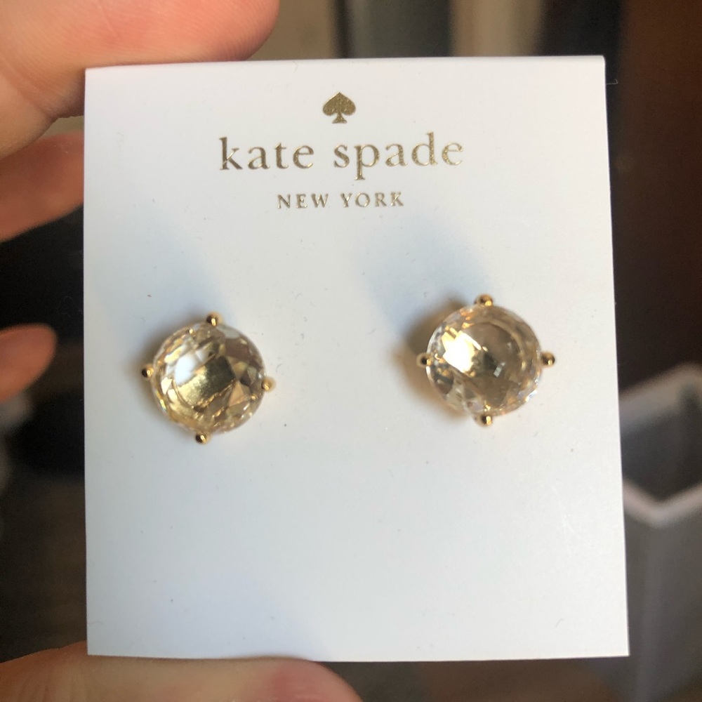 Champagne Kate Spade Earrings NWT